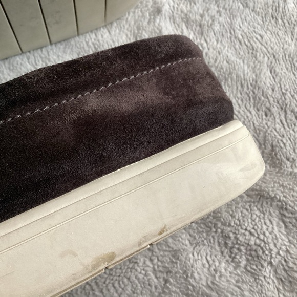 Vince Barron Suede Sport Slip-On Sneaker Charcoal Gray Unisex EU Sz 39 - Picture 7 of 14